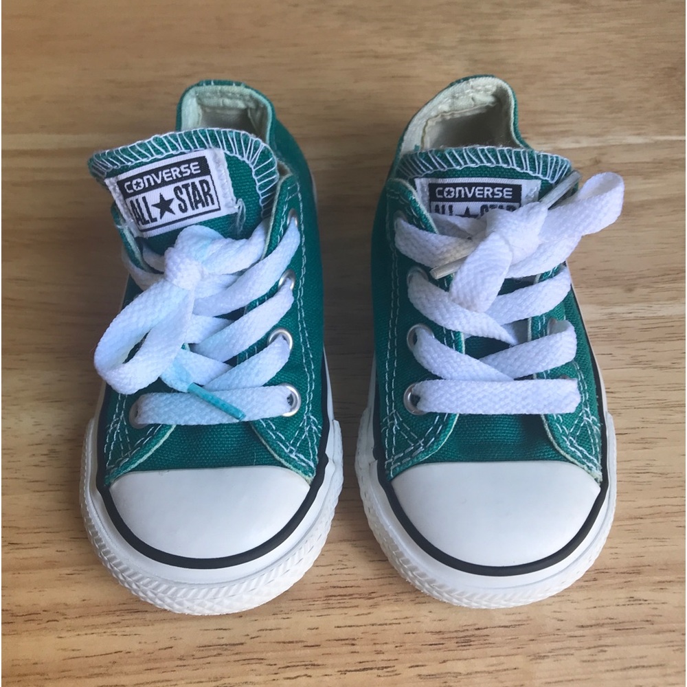 Converse Chuck Taylor Ox Low Sneaker Green Size: US Toddler 6 EUR 22 CM 13